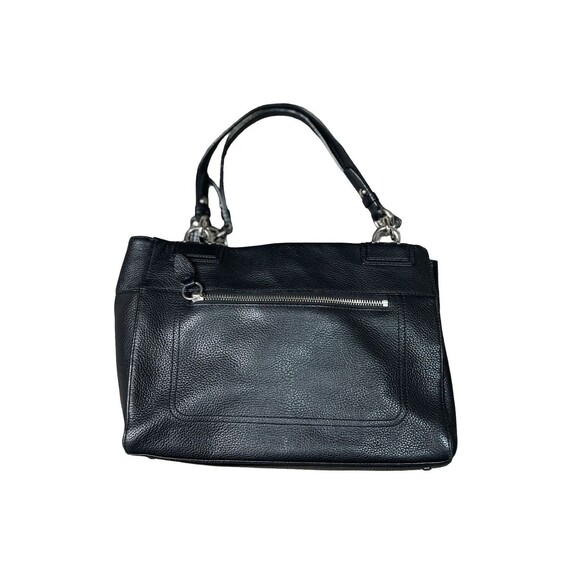 Coach Penelope Black Pebbled Leather 9x12x5” Hand Bag PurseTurn-Lock - Picture 2 of 16